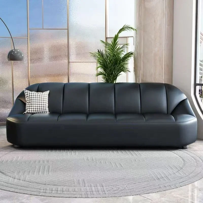 l Simple office sofa 1+2+3 combination reception small apartment visiting clothing store rest coffee table sofa