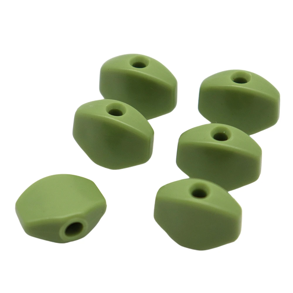 Guitar Tuners Machine Head Buttons White Pearl Tuning Key Small Square Buttons Set of 6 White Pearl