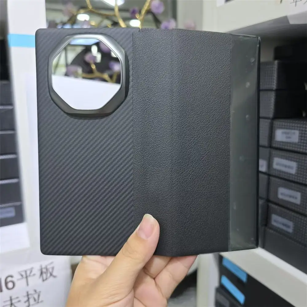 

Magnetic Real Aramid Carbon Fiber Case For Huawei Mate XT Magsafe Hinge Full Cover