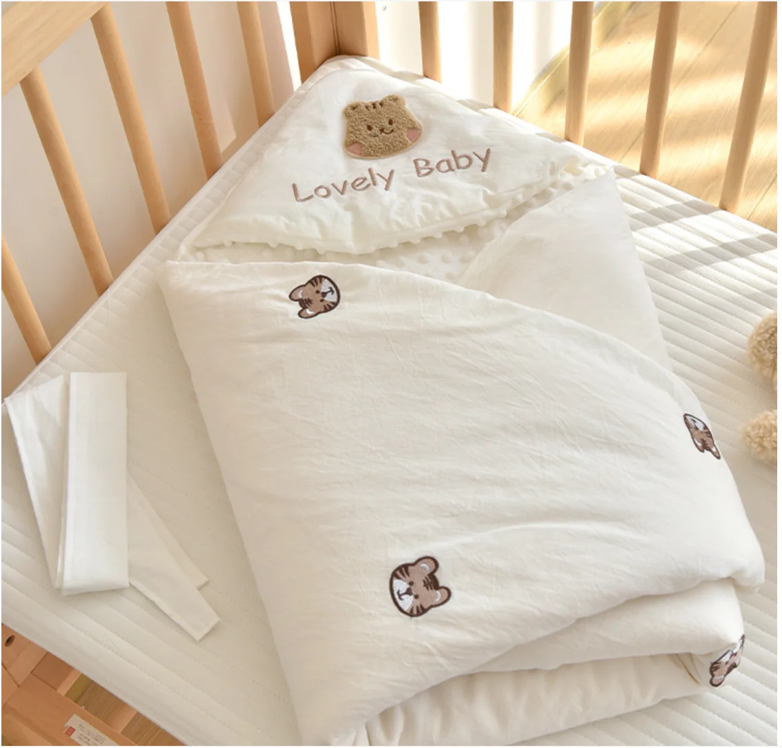 Baby Deken Pasgeboren Swaddle Wrap Lente Herfst Katoen Zachte Envelop Baby Ontvangen Dekens Jongen Meisje Baby Slaapzak Spullen