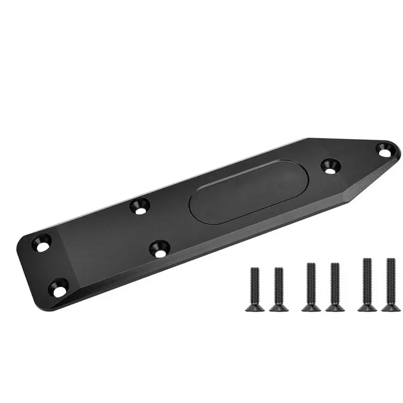 WOWFU-For ARRMA 1/8 Notorious V6 1/8 Outcast 6S ARA320572 MNV6330R Compatible 7075 Alloy Skid Plate Brace Rear Chassis