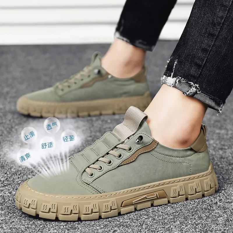 Men Sneakers Breathable Casual Shoes Men's Lace Up Slip on Walking Flats That's Shoes Male Vulcanized Shoes Fashion Men's Shoes