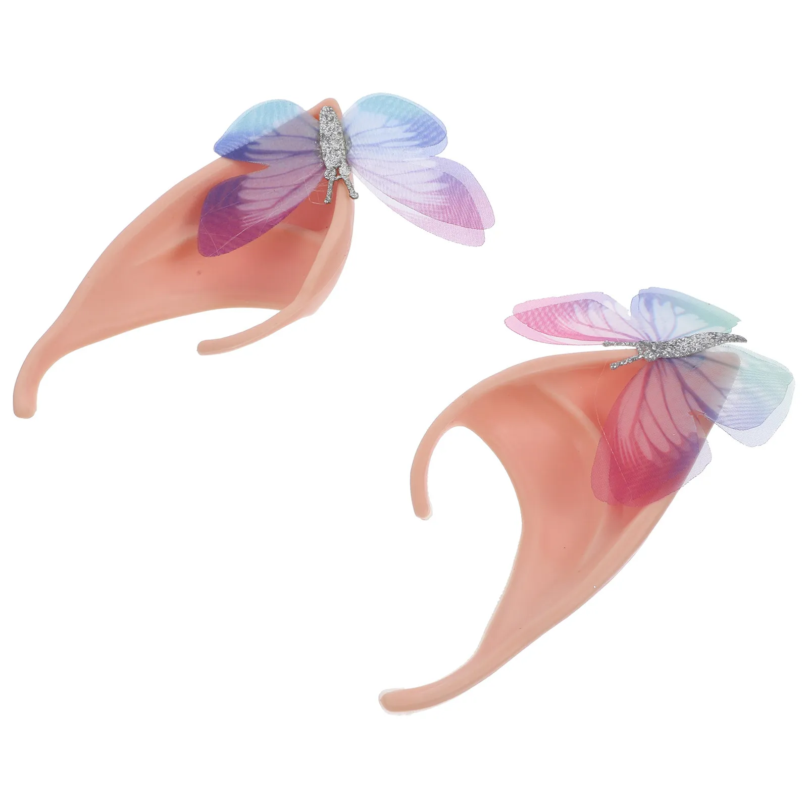 

1 пара декоративных ушей бабочки-феи, элегантные аксессуары для косплея и вечеринок, стильные украшения для женщин