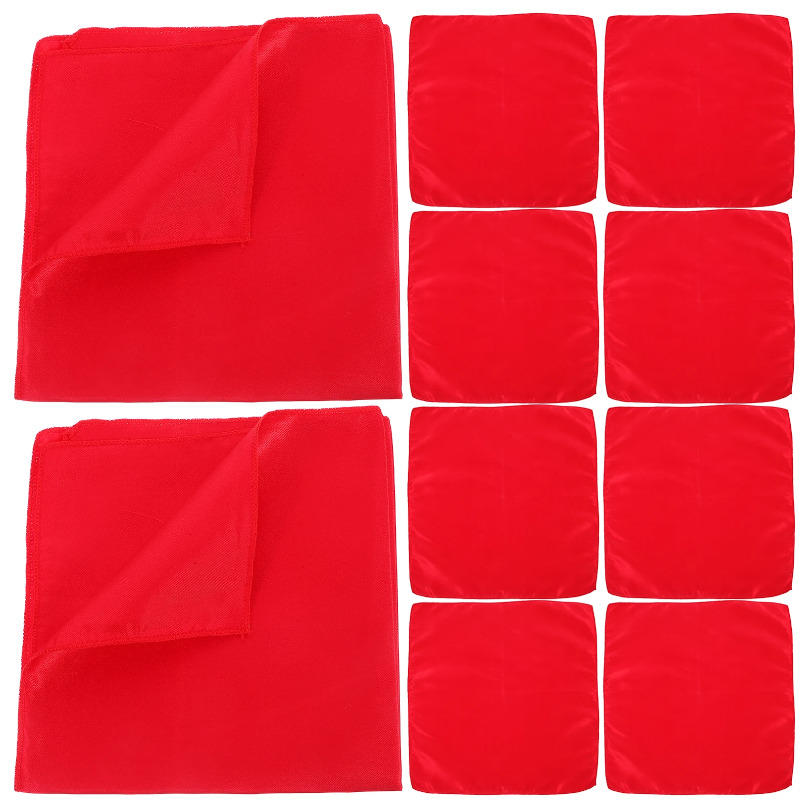 

50Pcs Satin Finish Polyester Dinner Napkins Soft Square Reusable Washable Napkins for Wedding Banquet Party Birthday Family