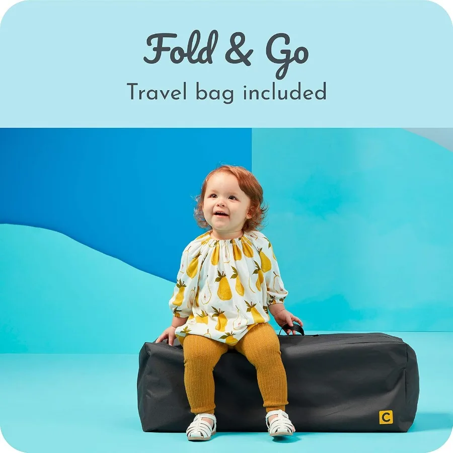 لعبة القرن على 2 في 1 Playard ومركز الأنشطة يتضمن ألعابًا ناعمة ورذاذ الباب بسحاب #5