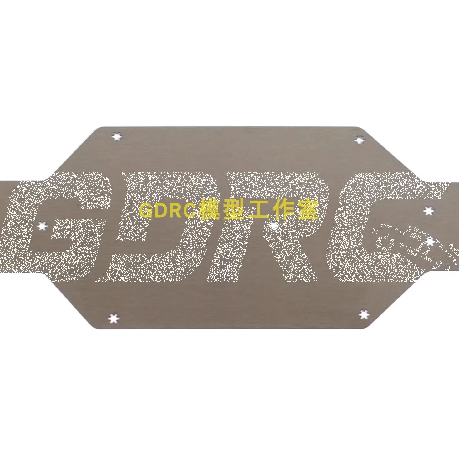 GDRC Meijiaxin 10303 Rally Car Chassis Shield Armor Roestvrij staal Krasbestendig Lichtgewicht bodembescherming