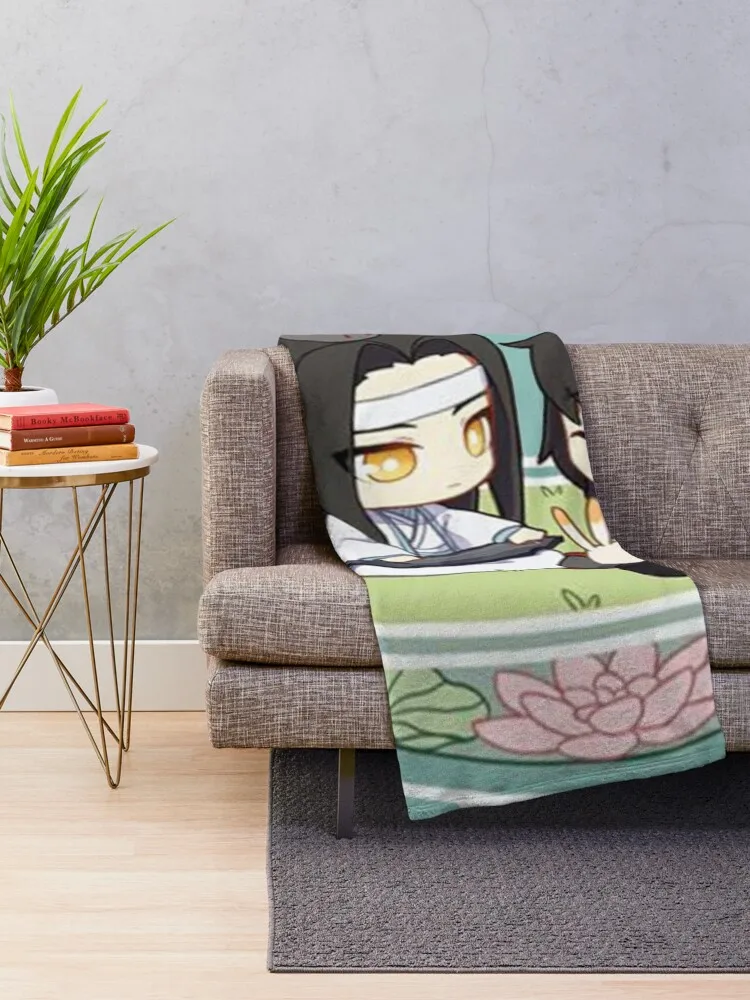 theUNTAMED.BOWL.OF.WANGXIAN Throw Blanket anime Weighted Blankets For Sofas Blankets