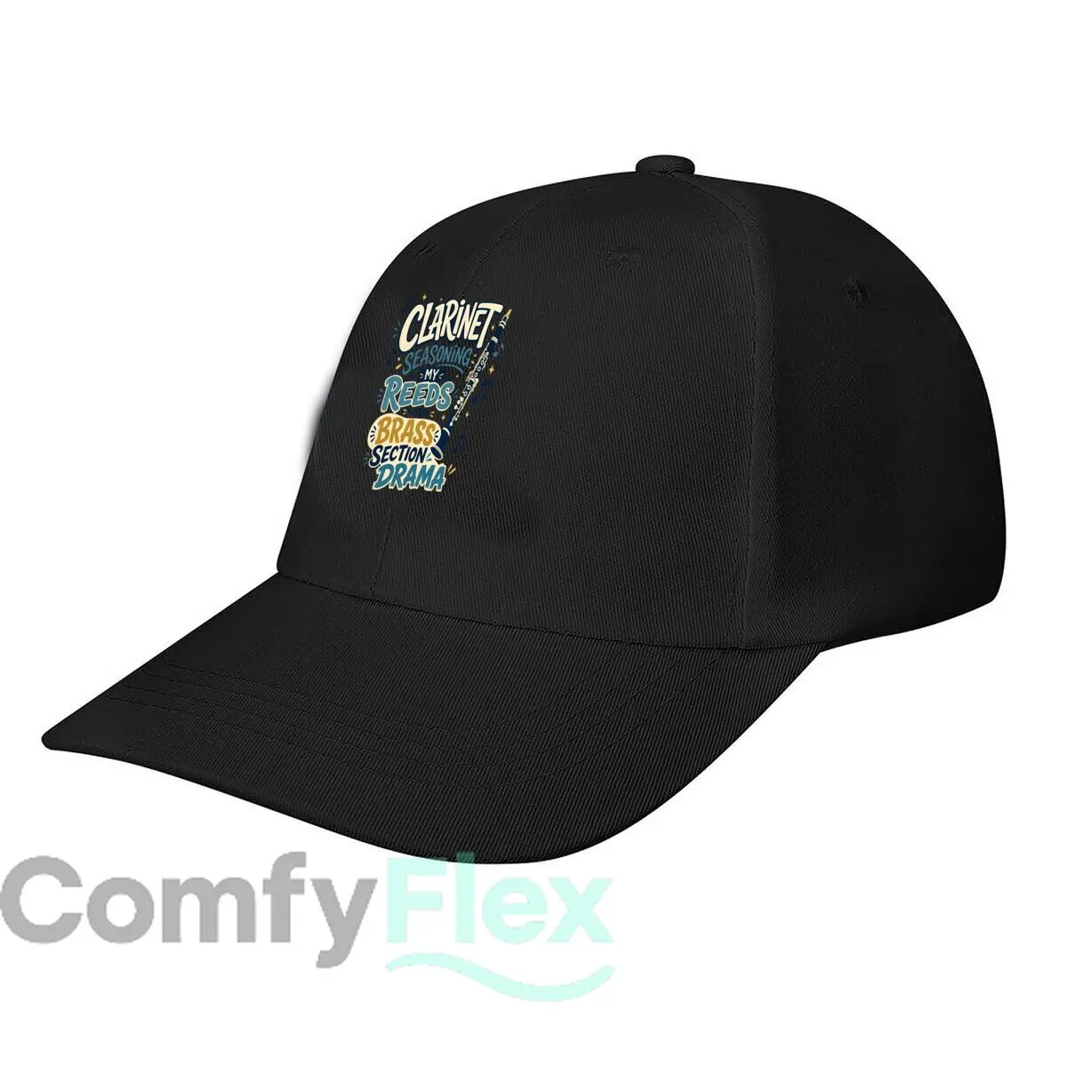 Funny Clarinet Rivalry Quote Typogra Baseball Cap Fashion Men Sunhat Women's Outdoor Sports
