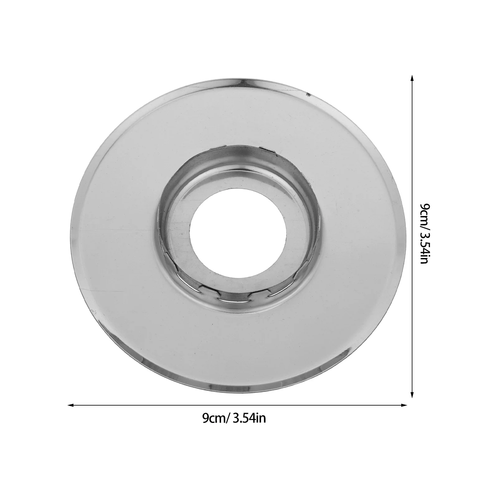 4pcs Fire Escutcheon Plate Skirt Trim For Recessed Easy Installation Ceiling Cover Replacement Recessed Sprinkler