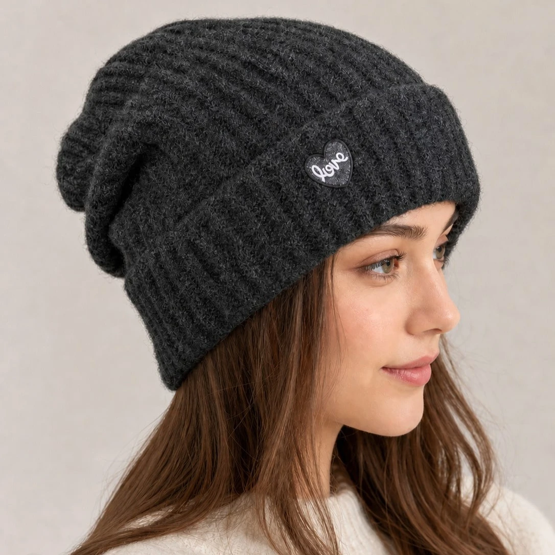 Women's Soft Plush Knit Loose - đánh giá và giá Beanie Cuffed Knit