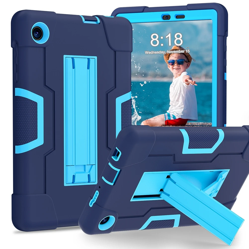 

Case For TCL Tab 8 LE 9137W 8.0 inch Full body Military Shockproof Stand Kids tablet Cover For TCL Tab 8 WiFi 9132X capa Fundas