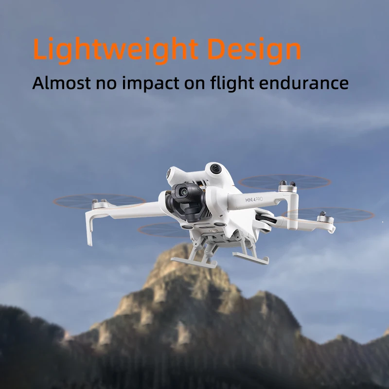 For DJI Mini 4 Pro Drone Foldable Landing Gear Expand Protective Bracket Increase Height Anti-collision Supports Leg Accessories