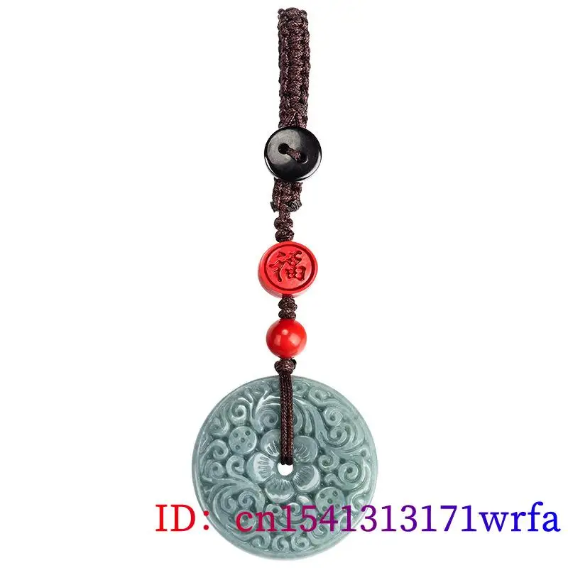 Porte-clés fleur de jadéite bleue du Myanmar, accessoires de voiture, lanière, porte-clés, sangle, breloque pour téléphone, bijoux réels, naturel, birman, diversifier