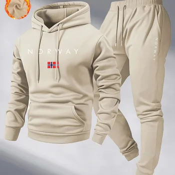 Set di pantaloni con cappuccio...