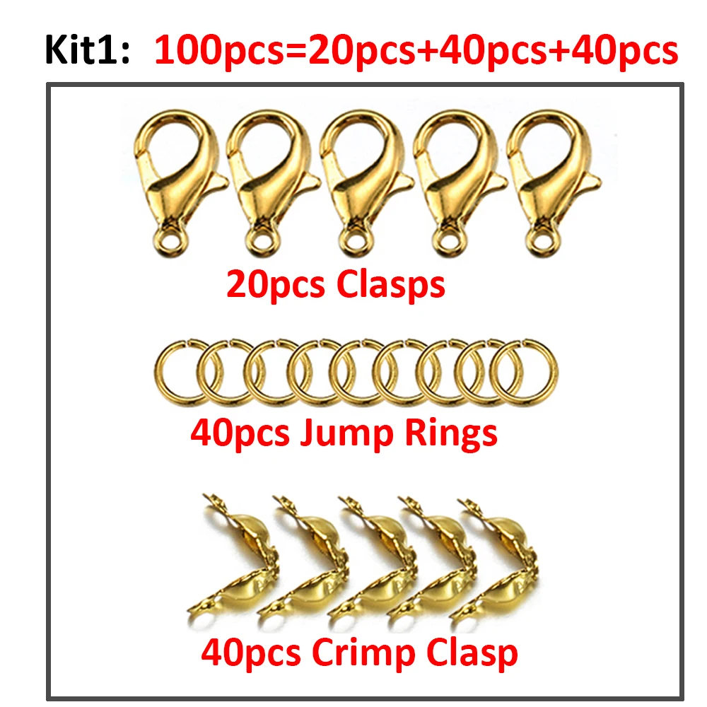 100pcs Jewelry Making Kit Components for DIY