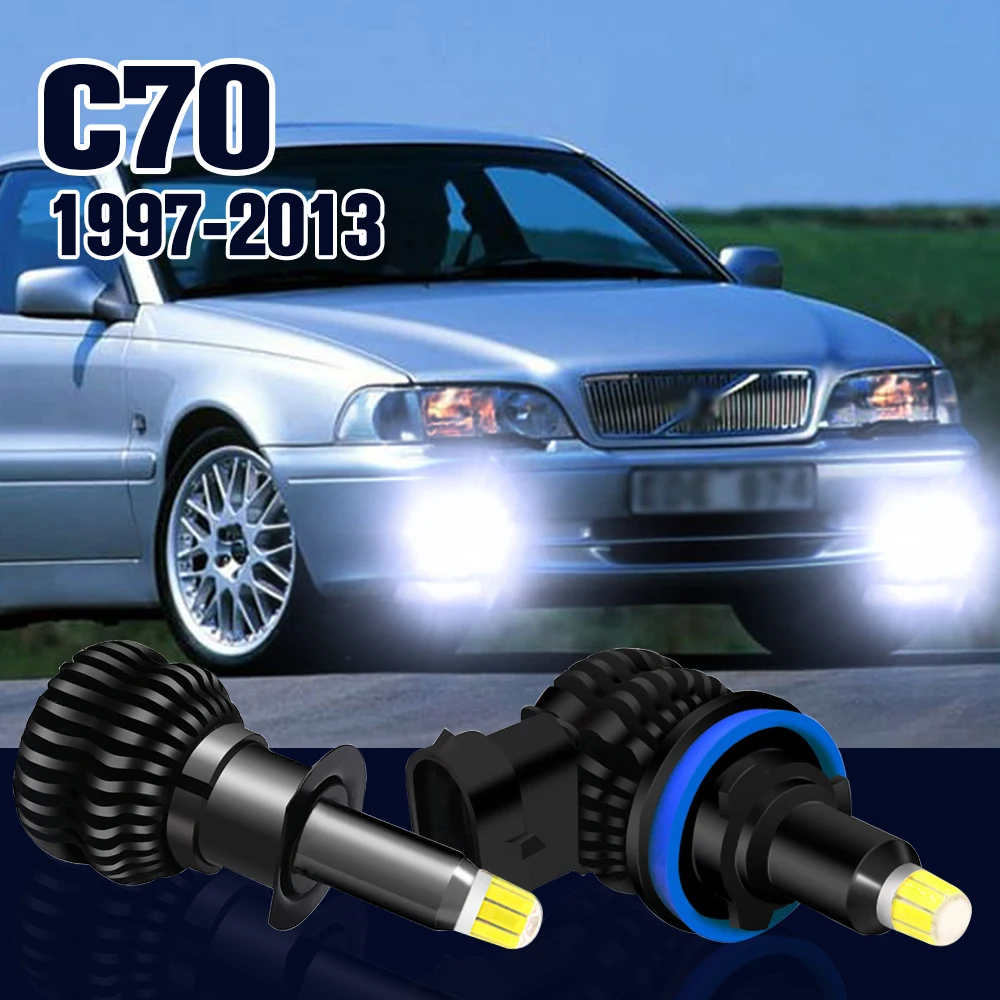 

Fog Light 2pcs LED Bulb Lamp For Volvo C70 1 2 872 873 542 Accessories 1997-2013 2004 2005 2006 2007 2008 2009 2010 2011 2012