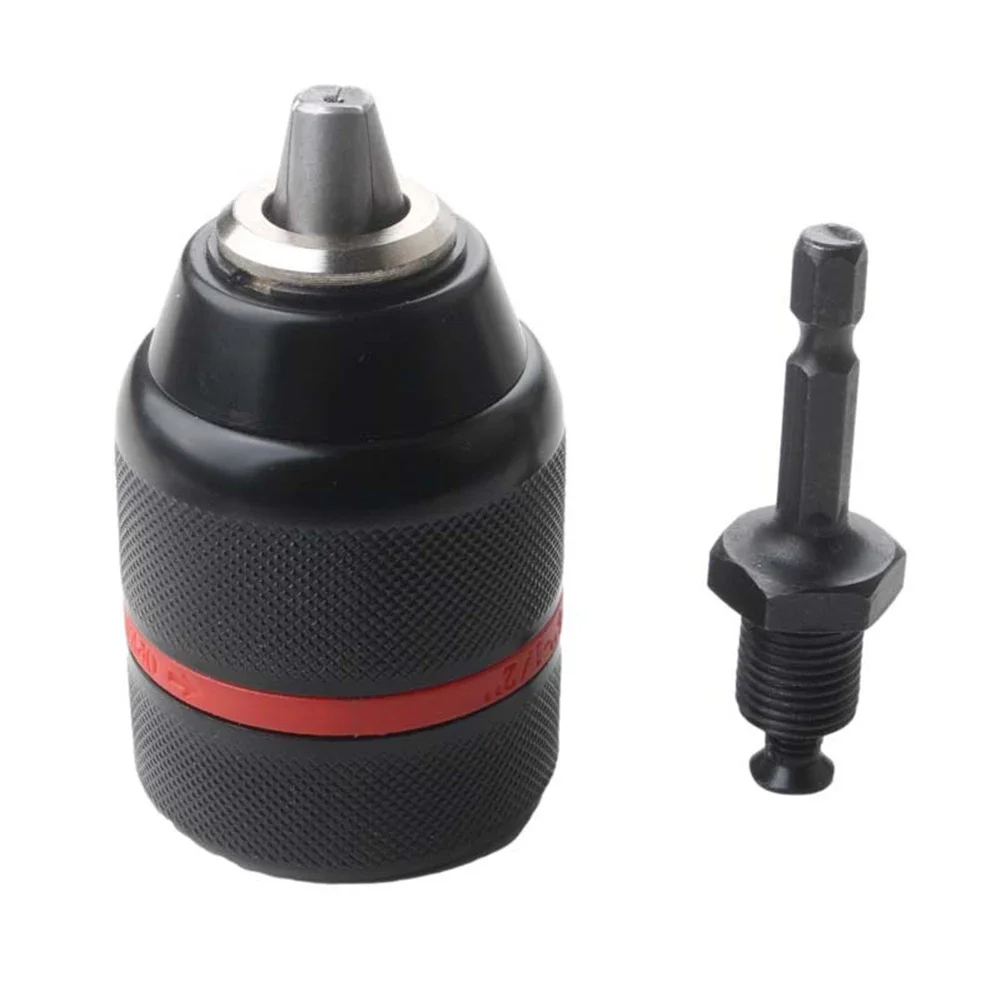 1/2-20UNF 2-13mm Keyless Metal Drill Chuck Quick Change Adapter Class 3Jaw Design Quick-change For SDS-Plus/Hex/Electric Wrench