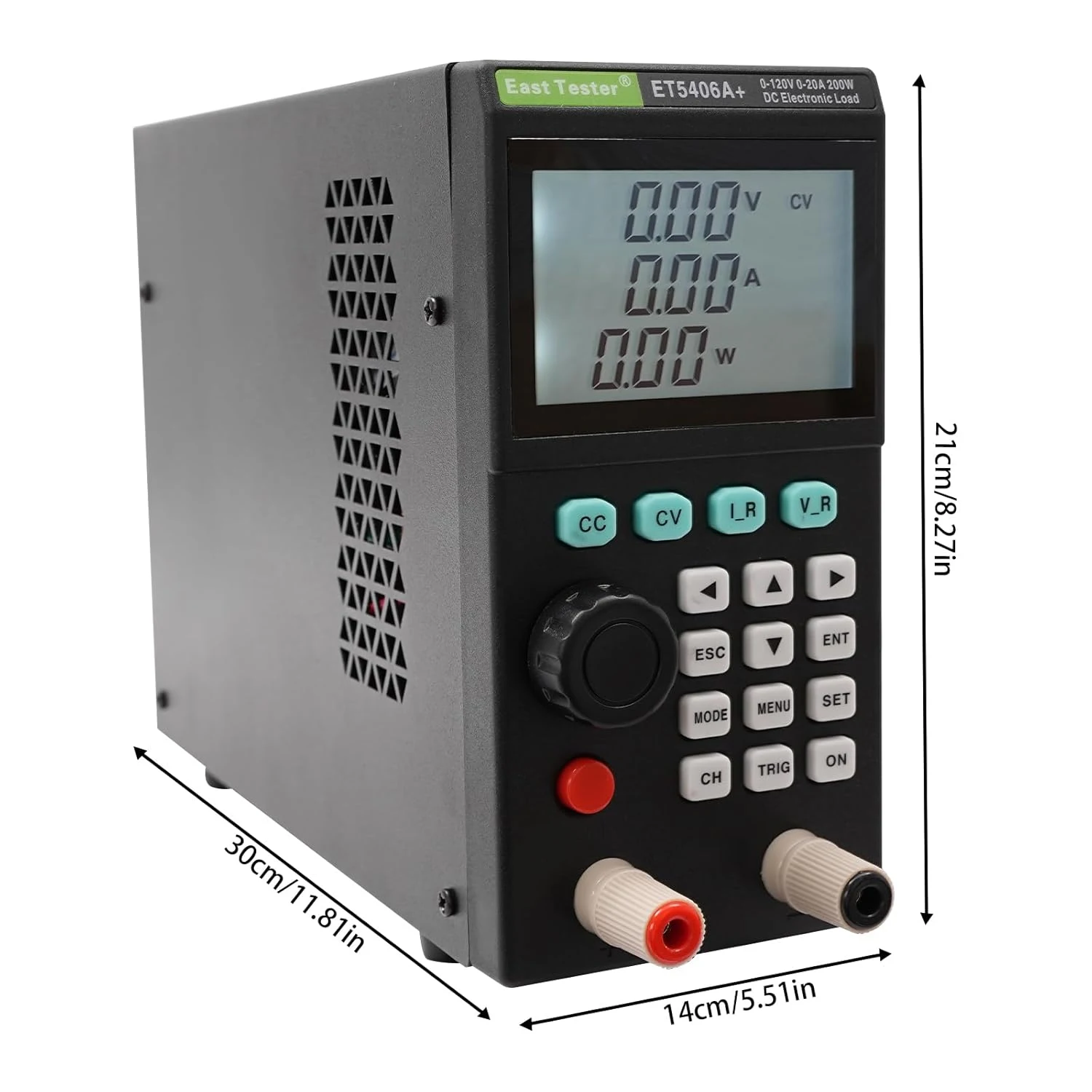 ET5407A+ ET5406A+ DC Electronic Load 200W 0-180V 0-30A Programmable Battery Tester CC CV CR CP Test 1mV 1mA Resolution
