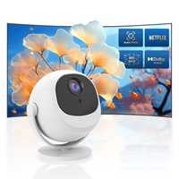 Salange P360 Mini Portable Home Projector 4K Cinema Android11 WiFi 6 BT5.2 Auto Correction 360° Rotatable Outdoor Smart Beamer