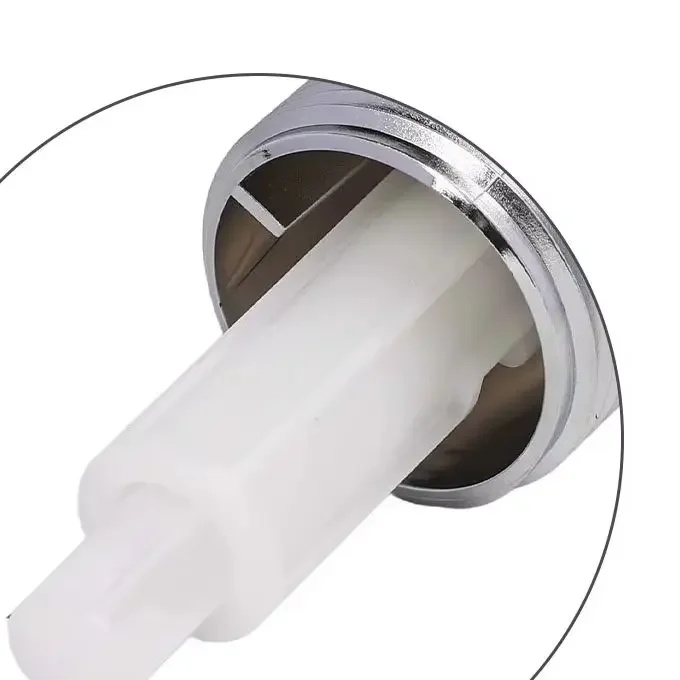 

Chrome Push Button Cistern Button Bathroom Renovation DIY Friendly Modern Finish Skipper 45 Compatible For Bathroom Upgrade