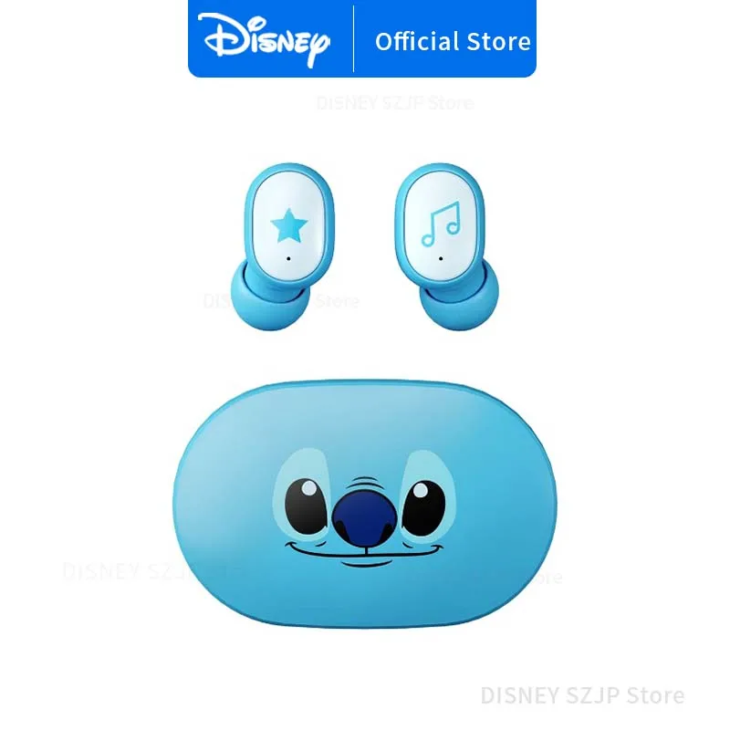 Disney Original Earbuds E6S Mini Cartoon Wireless Earphones Bluetooth 5.3 HIFI Sound Noise Reduction Headphone Long Battery Life