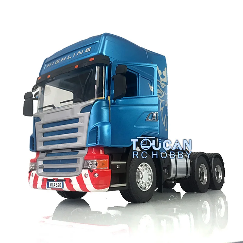 

LESU 6*4 1/14 тягач с дистанционным управлением, металлический шасси, радио, светильник Sound, комплект кабины, серводвигатель, строительный игрушечный комплект THZH0912