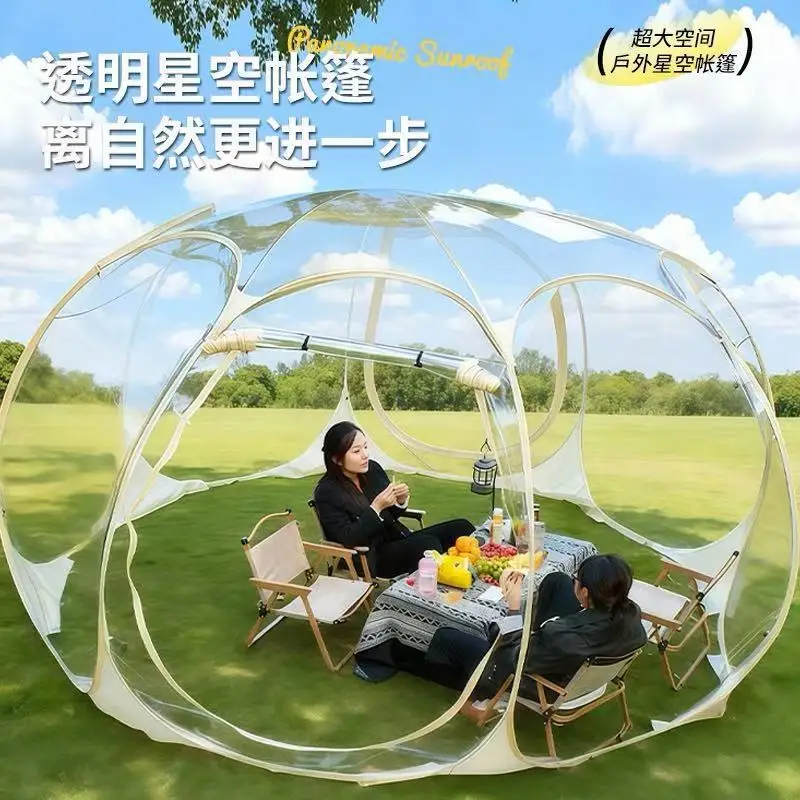 Outdoor Starry Sky Tent Spherical Transparent Tent Homestay Windproof Portable Winter Sun Room