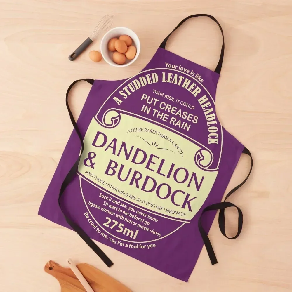 

Dandelion & Burdock Apron Household Items Useful kitchen item Waiter Uniforms kindergarten teacher Apron