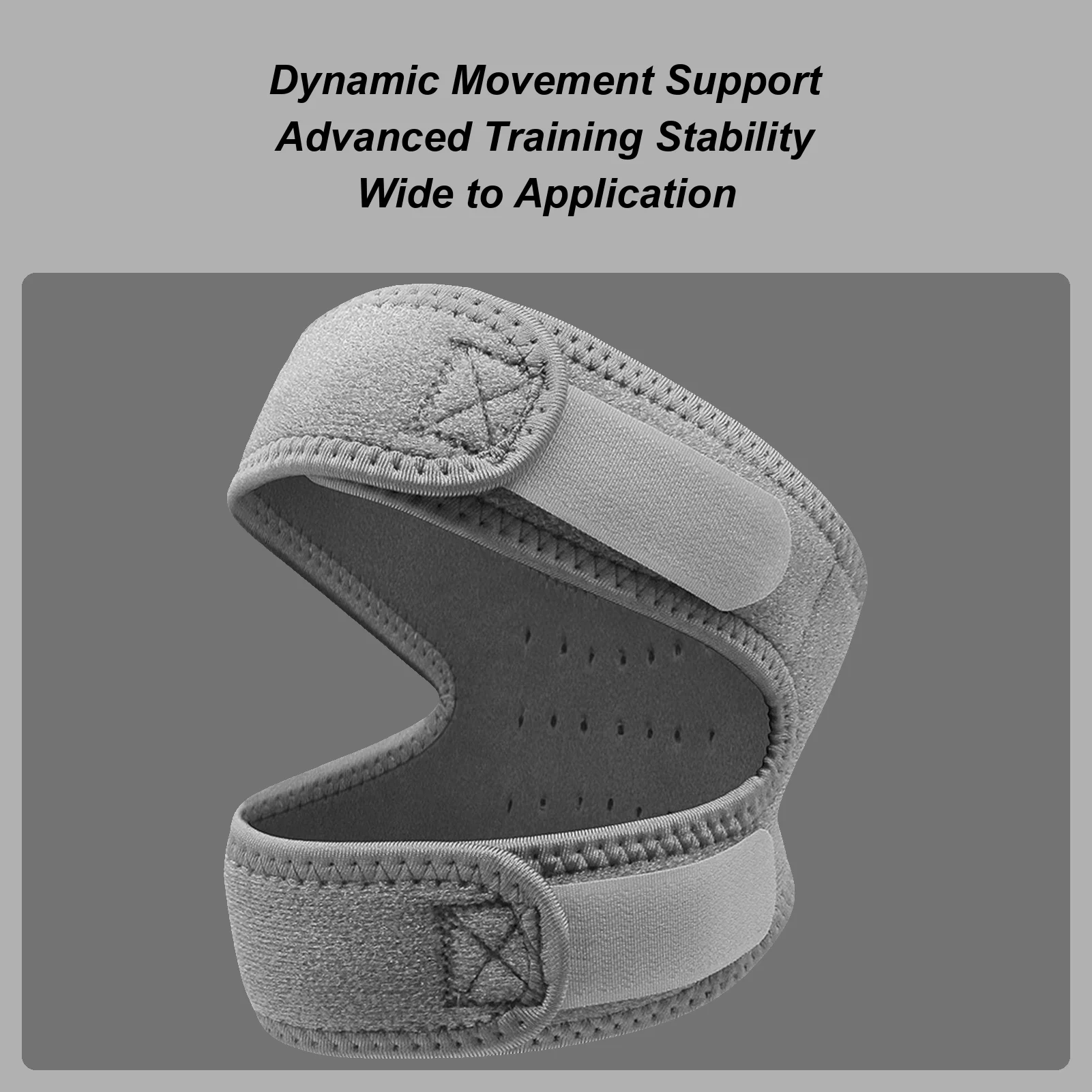 

Knee Brace For Men Adjustable Patellar Stabilizing Knee Brace Breathable Supportive Compression Sleeve For Volleyball Gym Tennis