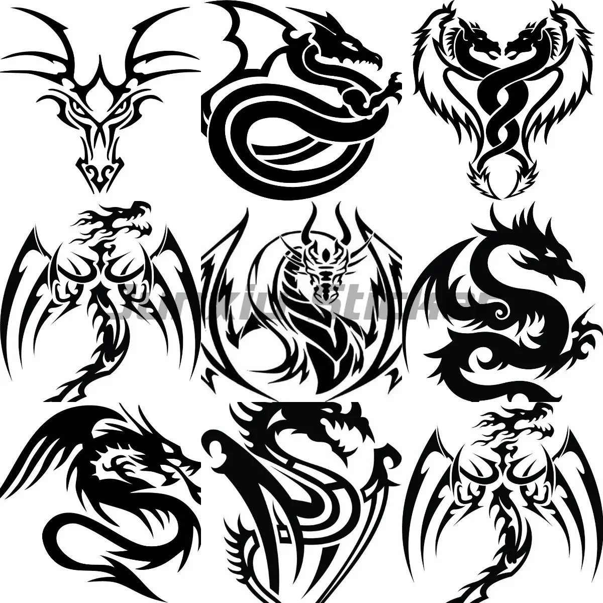 

Dragon Car Stickers Badge Car Sticker Decor Motorcycle Off-road Laptop Bar Motel PVC Stickers Waterproof Car Decals