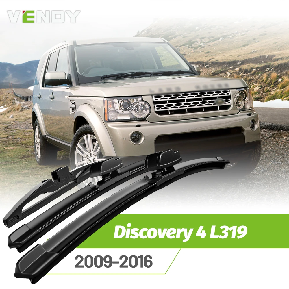 Vordere und hintere Wischerblätter-Set für Land Rover Discovery 4 L319 2009–2016, Windschutzscheiben-Regenbürsten, 22 Zoll + 22 Zoll + 16 Zoll – Detail 1