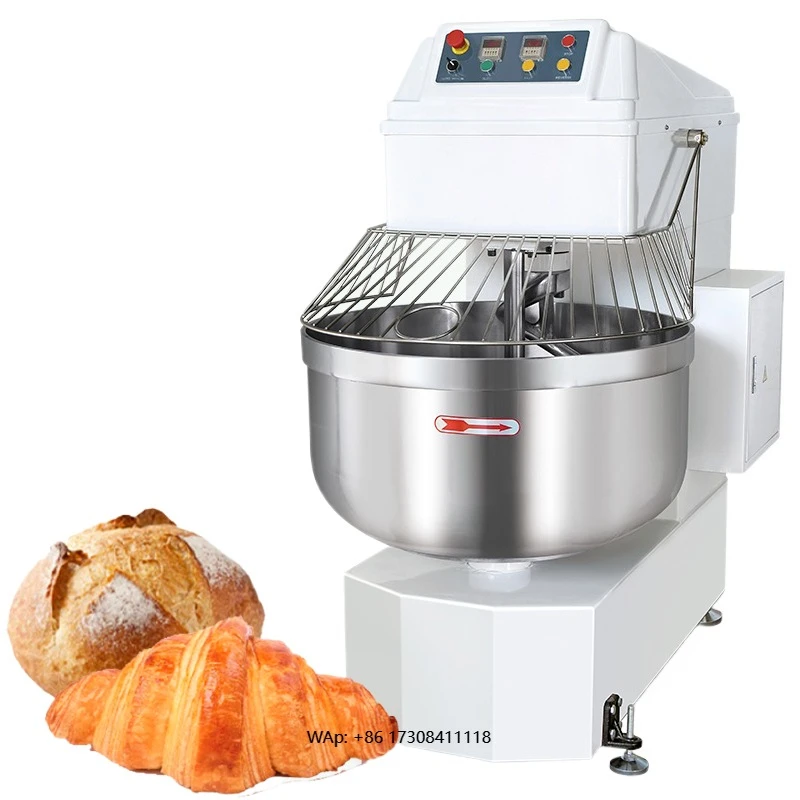 Commercial Power Mixer Two Speed Dough Mixer Stainless Steel Multifunctional Kneader