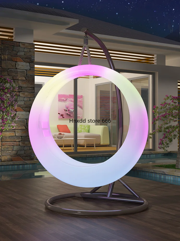 Stay Inn Internet celebrity swing chair courtyard activity decoration moon lamp