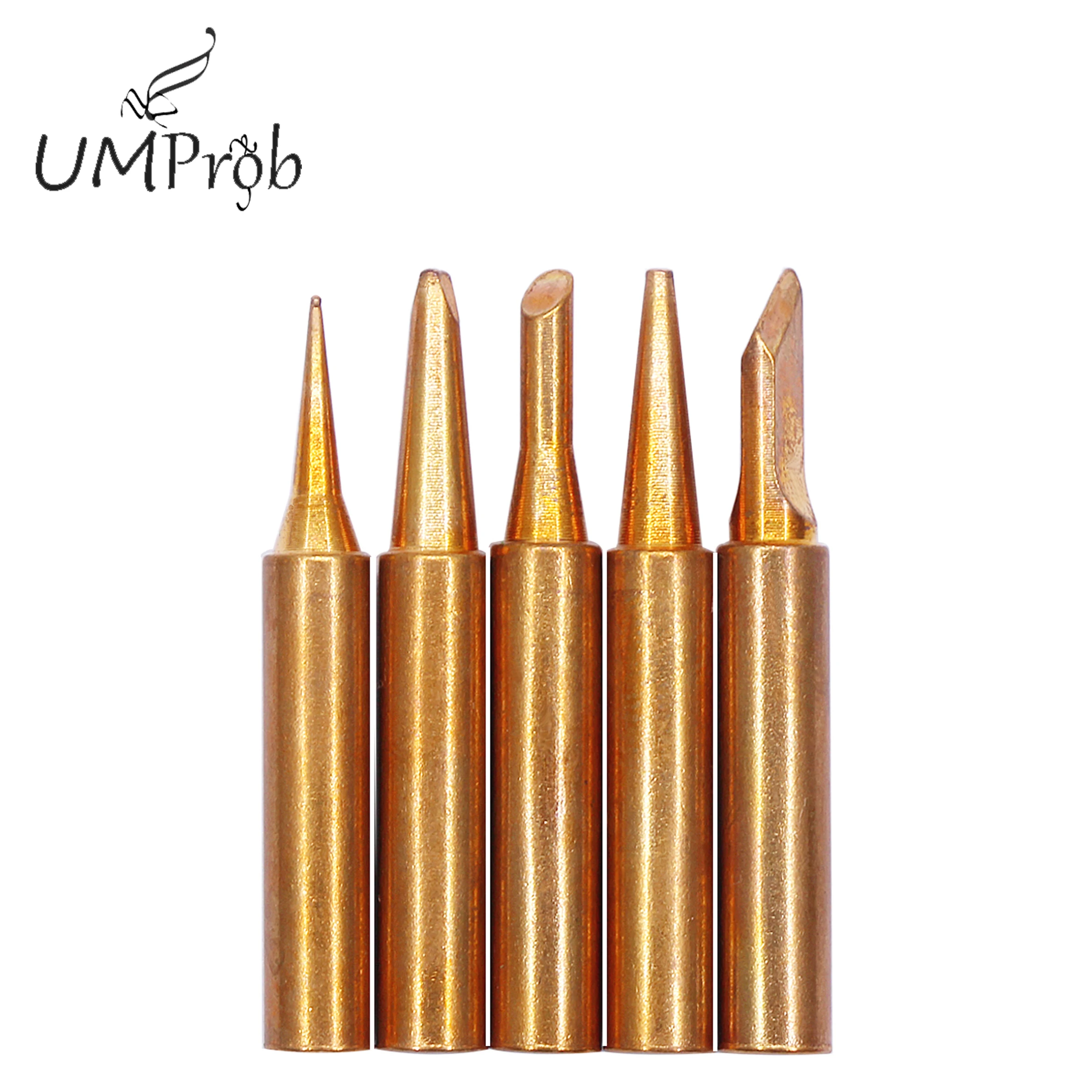 5PCS Universal Soldering Station Tips I/K/B/3C/2.4D Welding Tip Head Top Sting BGA Lead-Free Solder Iron Tools for 936 937 938