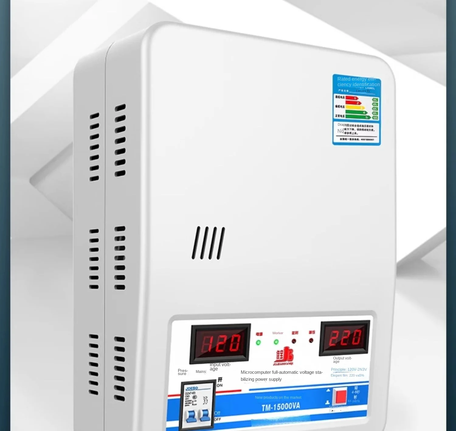 Voltage regulator for 220V household high-power 15000W air conditioning, fully automatic commercial voltage stabilizer