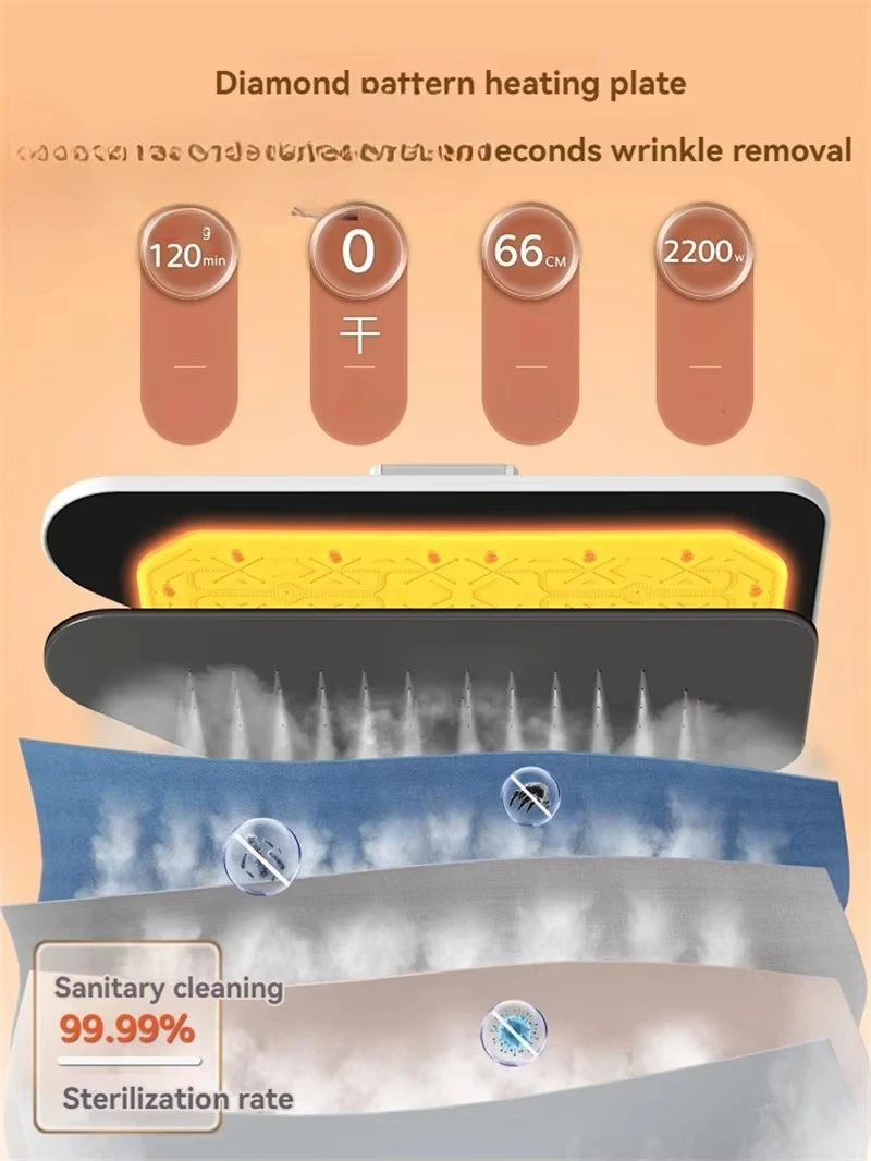 Żelazko parowe Inteligentne prasowanie parowe Żelazko wiszące Prasa do ubrań 110V/220V