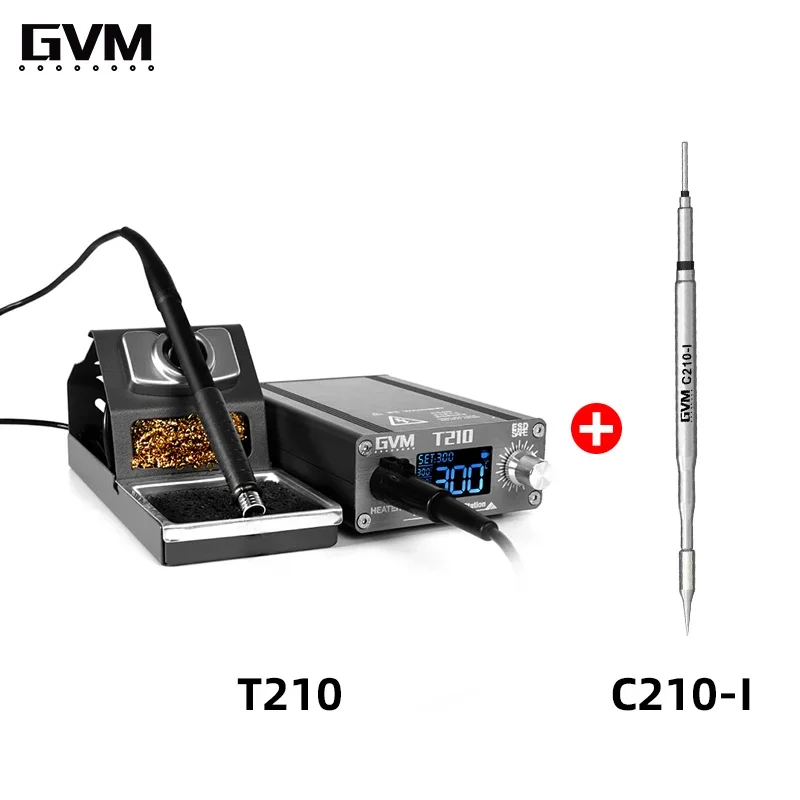 GVM T210 Schnell erhitzender automatischer Schlaf 2S Schmelzzinn Professionelle Handy-Reparatur-Lötstation mit konstanter Temperatur