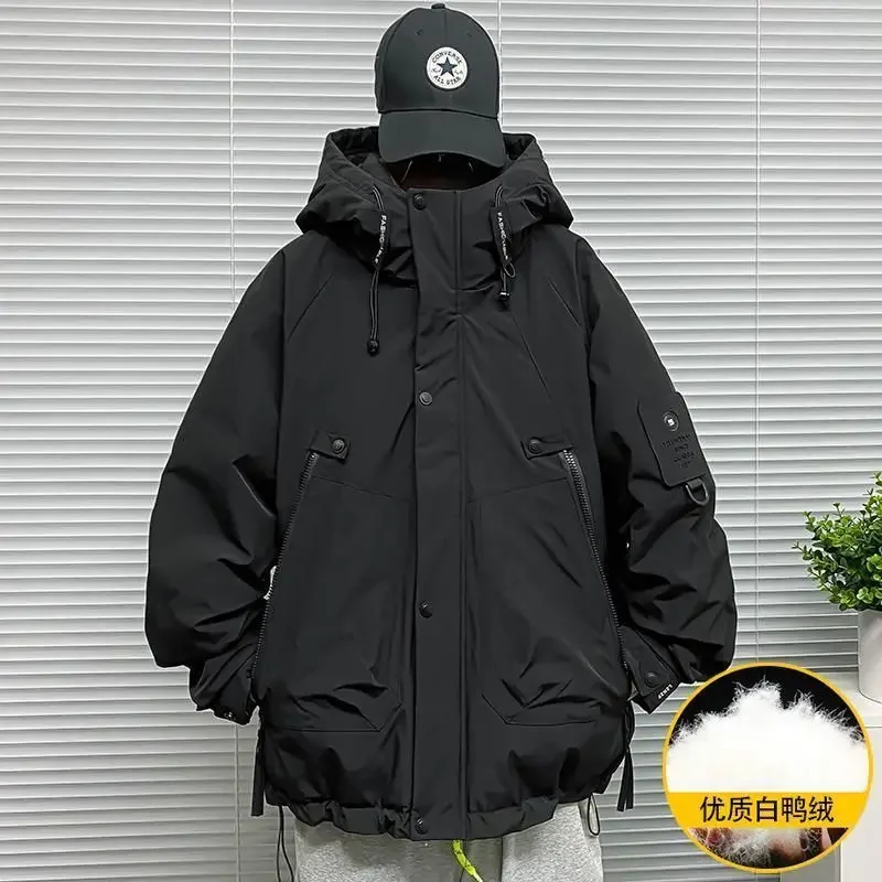 Men's Jacket Winter Windproof Warm Down Jacket Outdoor Sports Mountain Overcoat Hooded Snowboarding Parka Snow Coat Canada Tops