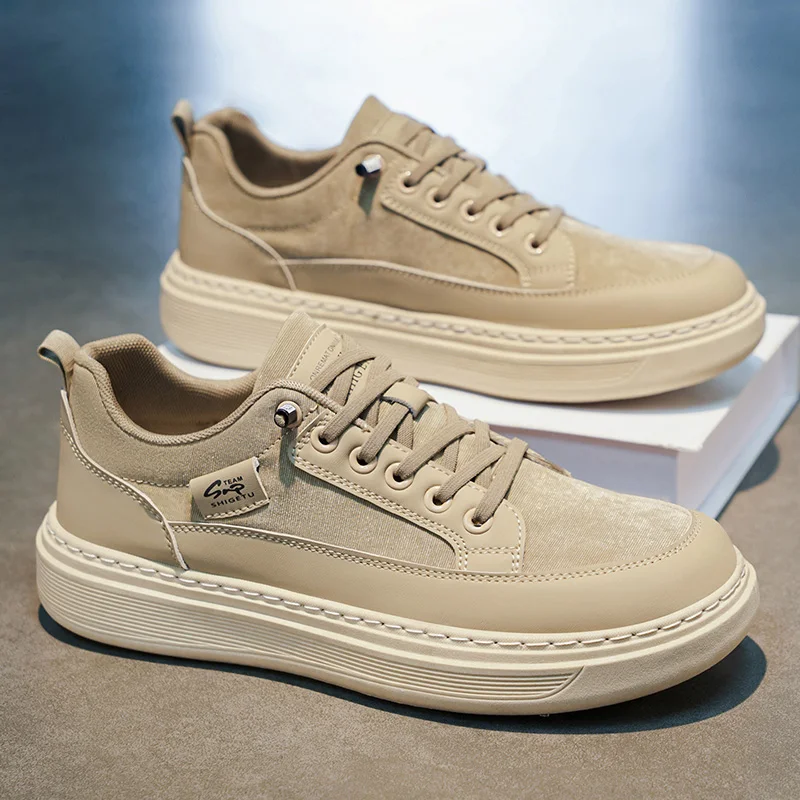 

Men's Canvas Shoes Summer New 2026 Breathable Ice Silk Thin Beijing Style Casual Slip-On Sports Flat Rubber Sole round Toe