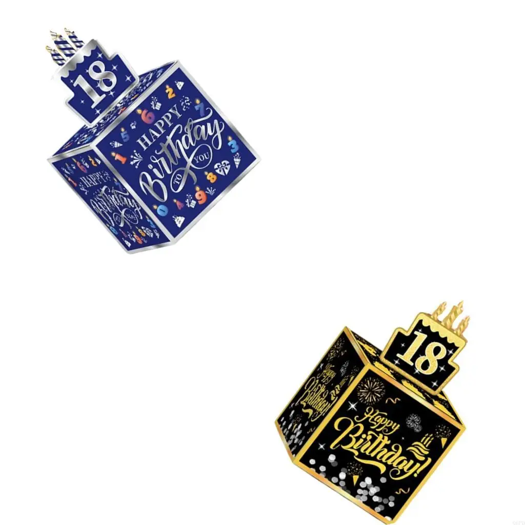 

Pull Out Celebration Gift Box Customizable Digit For Kids Adults Party Supplies