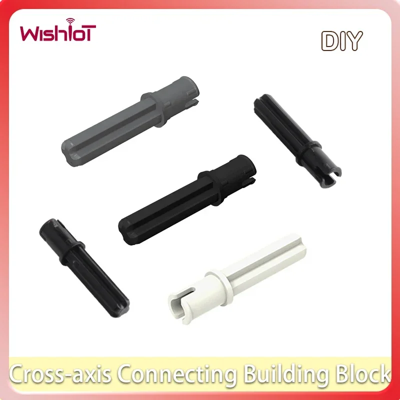 20PCS Axis Connection Bolt Building Blocks Parts Connectors MOC Cross-axis Pin Peg Bushes for DIY Car Robot Toy 18651 11214
