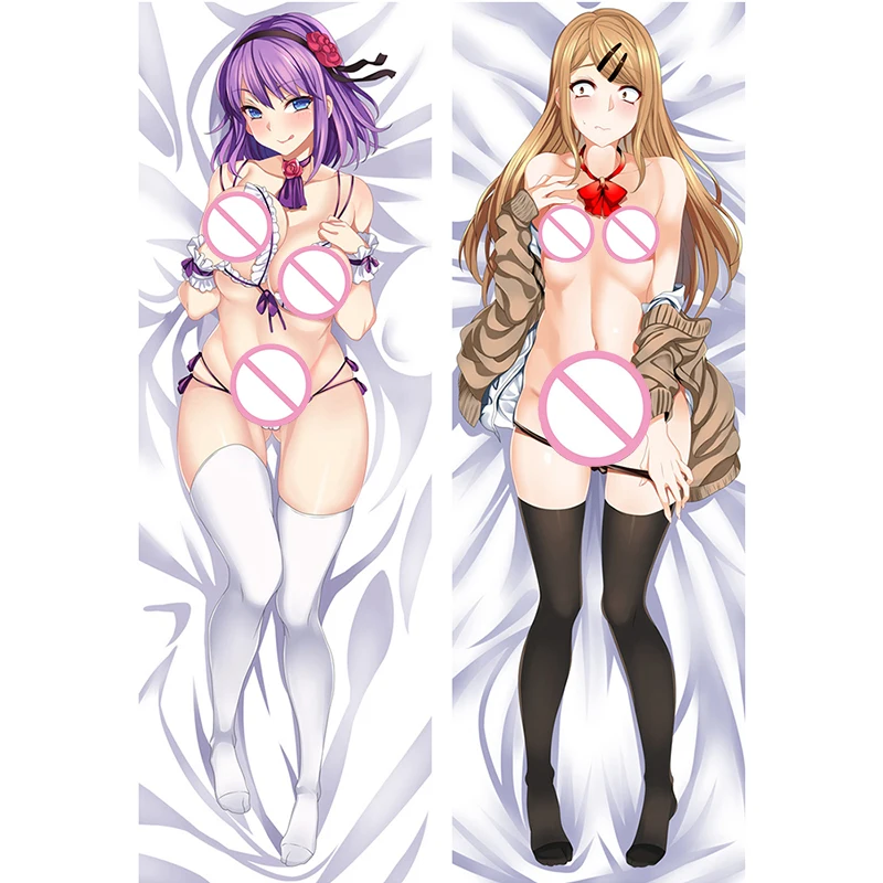 

Anime Dagashi Kashi Dakimakura Shidare Hotaru Pillow Cover Cosplay Characters Endou Saya Long Life Size Otaku Body Pillowcase