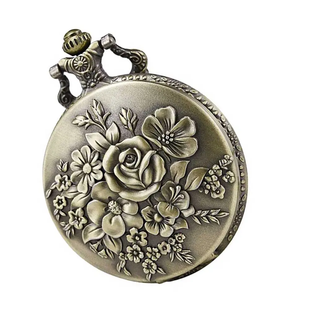 Vintage Pocket Watch Retro Design Quartz Movement Great Gift Idea Lightweight Precise Time Keeping Everyday Fashion Accessory