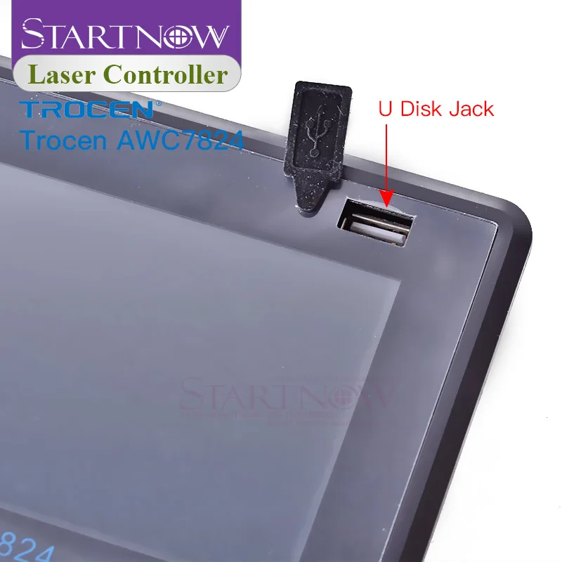 Upgraded AWC708C Lite DSP CO2 Controller Display Panel Card Trocen AWC7824 CNC System Laser Control Board Laser Machine Parts