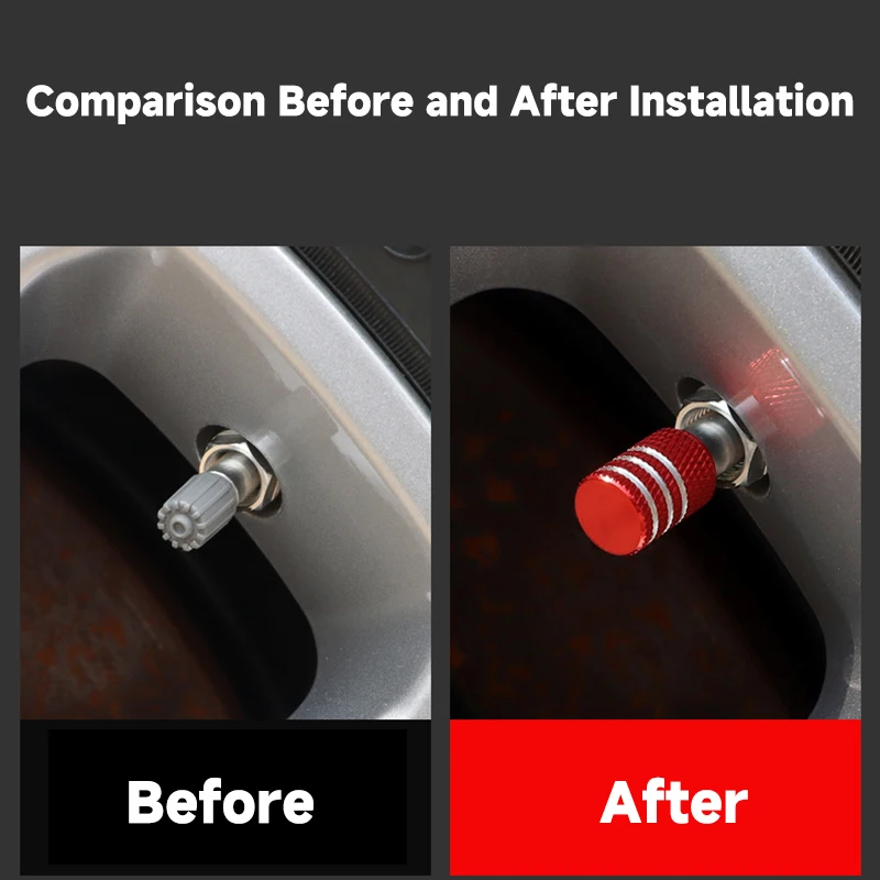 2PCS อลูมิเนียมรถจักรยานยนต์ยางวาล์วหมวกกันฝุ่น Universal สําหรับ CFMOTO 300SR 400NK 650NK 150NK 250NK 400GT 800MT 650GT CF500