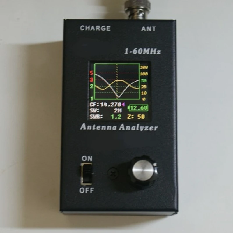 

M600 Antenna Analyzer TFT Color Screen, Impedance Test, Vector Network Architecture VNA 1-60MHz