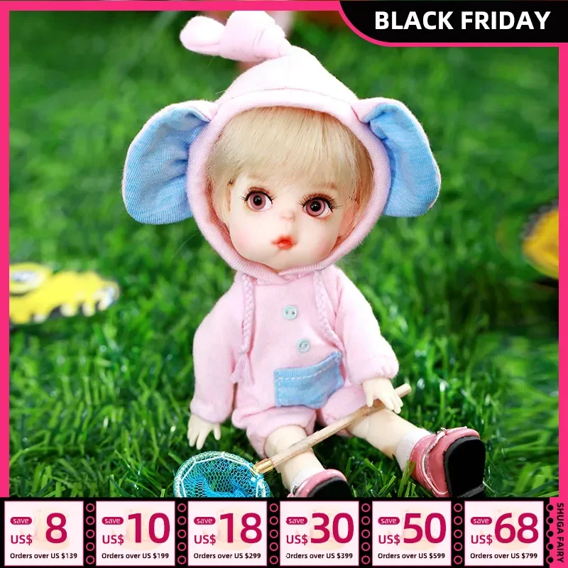 New Arrival Dollbom Rover 1/8 BJD SD YoSD Doll High Quality Cute Girl Best Xmas Gift Luts LCC