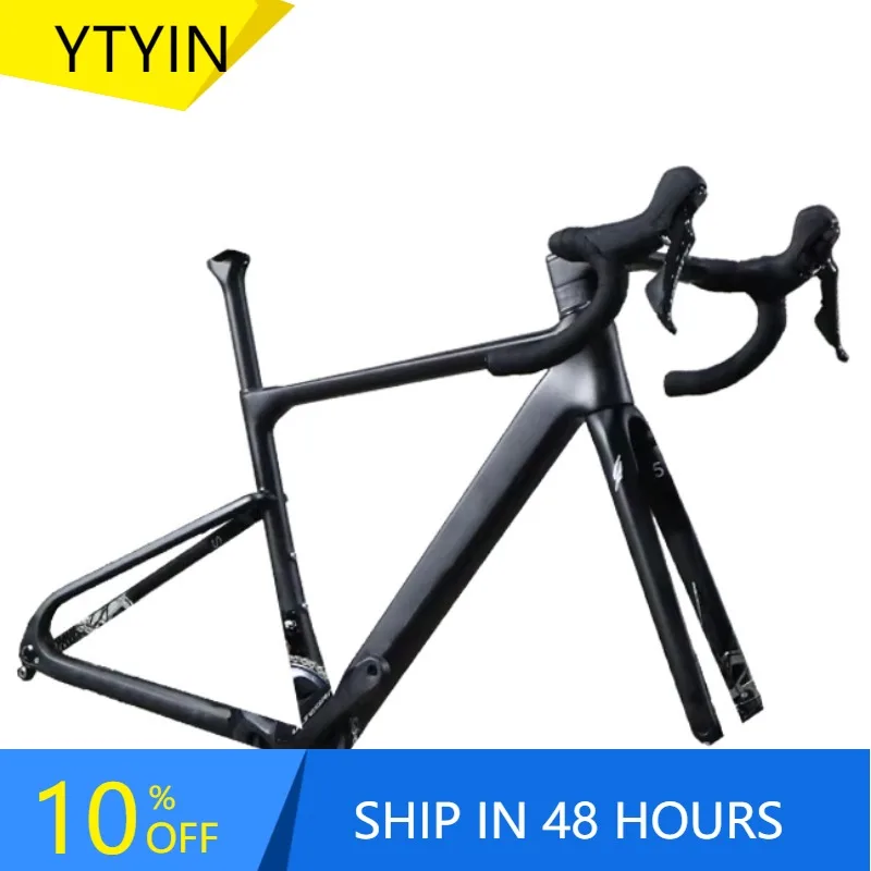 

YTYIN Professional T800 Carbon Fiber Road Bike Frame Ultra Lightweight Aero Racing Cycle Frame for SHIMA.NO Groupsets