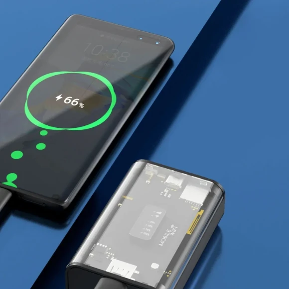 SHARGE Power Bank 140W Charger 20000mAh Laptop Power Bank with Smart Display Dual Port Portable Battery for MacBook Pro Phone