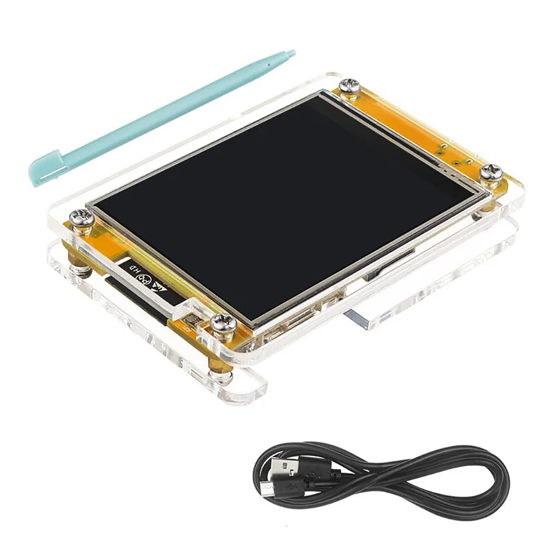 VO-Nerdminer 2 Miner 55-60KH/S 2.8 بوصة عرض BTC Solo Lottery Miner Bitcoin BTC Miner Solo Nerd Miner مع حافظة